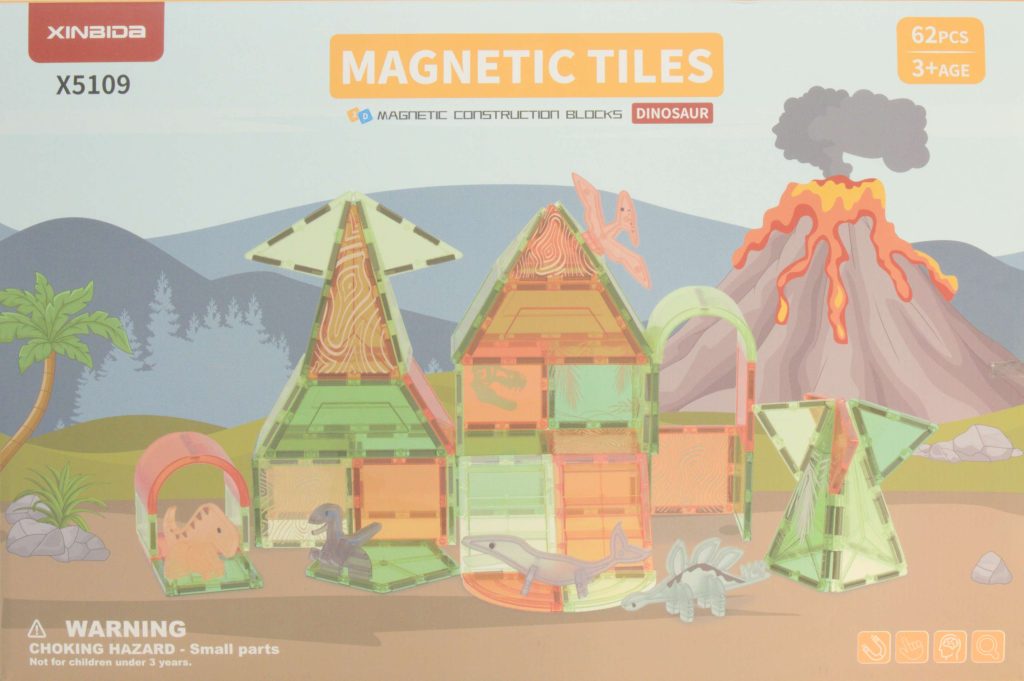 Klocki dinozaury - 62el.